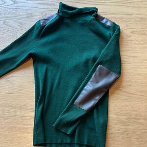 Polo by Ralph Lauren Green Cowl Neck Sweater